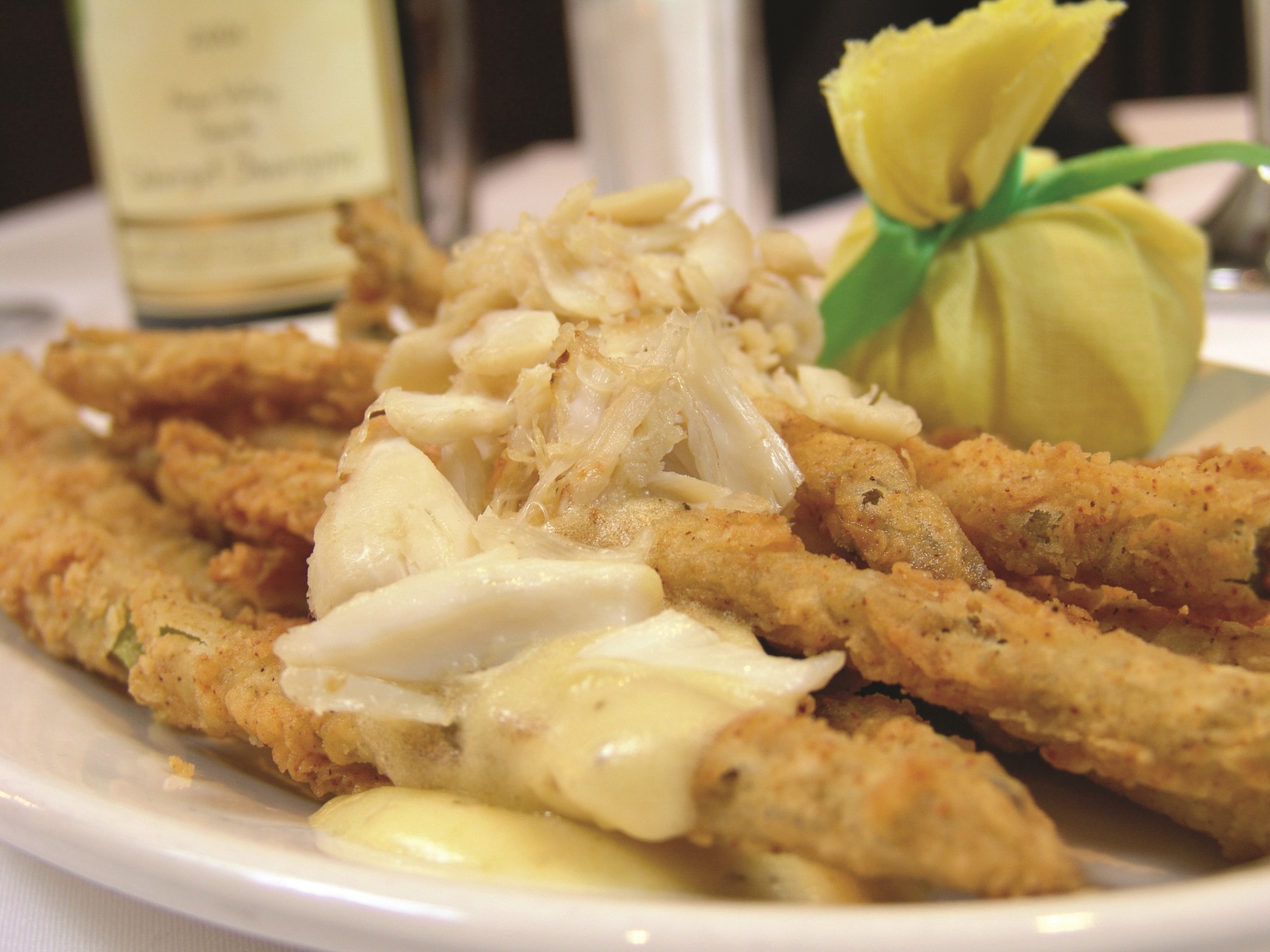 Order Kirby's Fried Asparagus food online from Kirby Prime Steakhouse store, The Woodlands on bringmethat.com