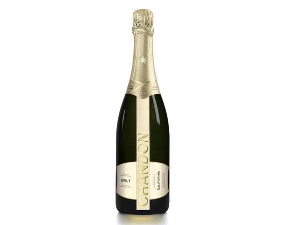 Order Chandon Brut, 750mL sparkling wine (12.0% ABV) food online from Cold Spring Liquor store, Liberty Hill on bringmethat.com