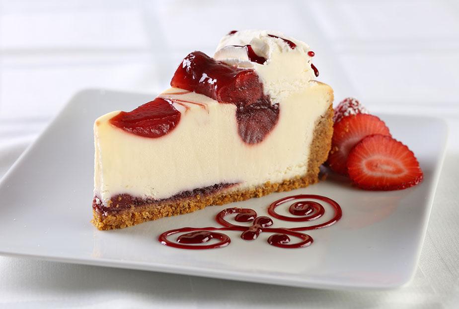 Order Strawberry Cheesecake food online from Shisha Cafe store, San Antonio on bringmethat.com