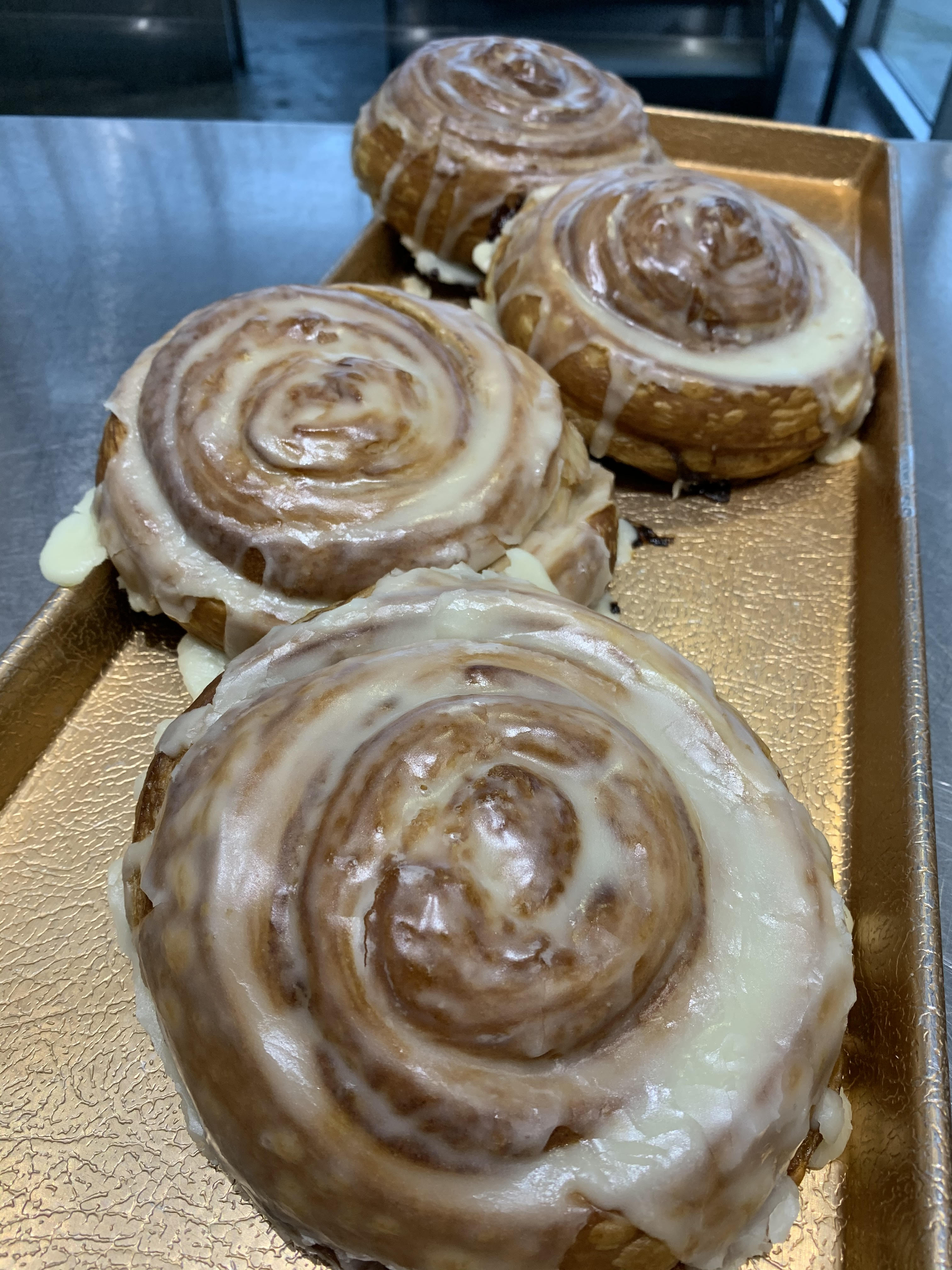 Order Cinnamon Roll food online from Weights + Measures store, Houston on bringmethat.com