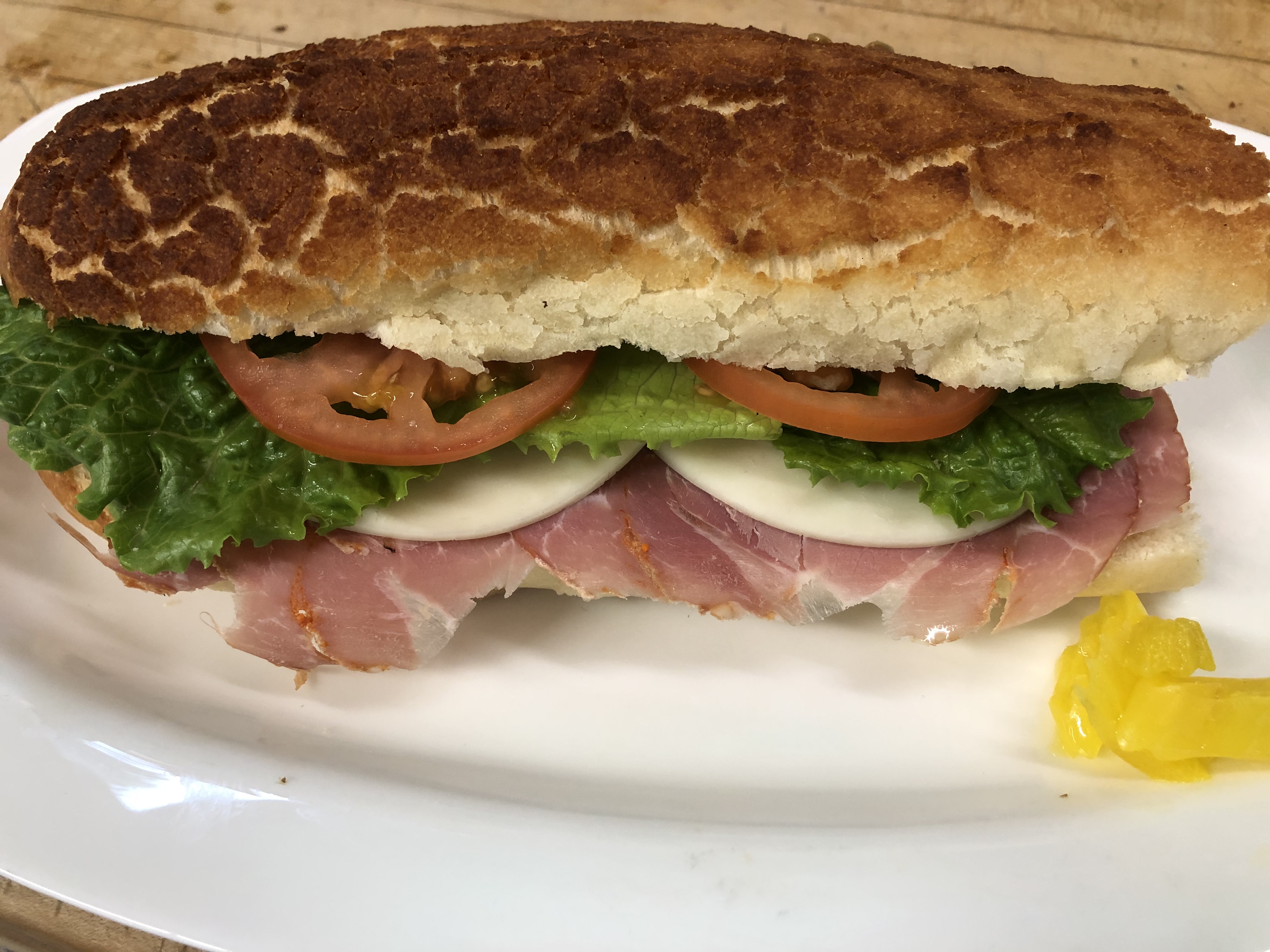 Order Coppa Sandwich food online from Lucca Food Deli store, San Francisco on bringmethat.com