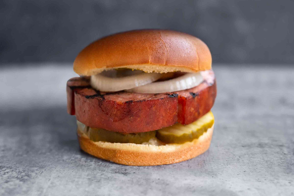 Order Smoked Bologna Sandwich food online from City Barbeque Carmel store, Carmel on bringmethat.com