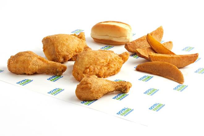 Order 4 Piece Mixed Chicken Meal food online from Royal Farms store, Frederick on bringmethat.com