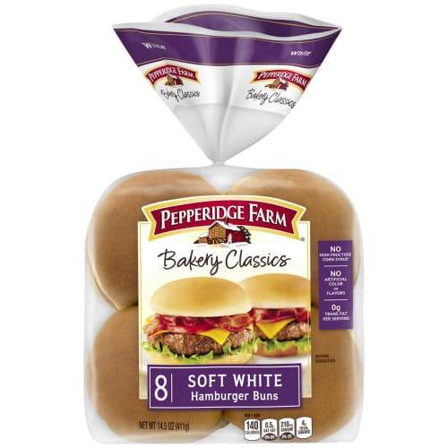 Order Pepperidge Farm · Soft White Hamburger Buns (8 buns) food online from Safeway store, Rehoboth Beach on bringmethat.com