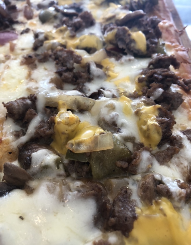 Order Philly Cheesesteak Pie food online from Gigi's New York Style Pizza & Restaurant store, Rumson on bringmethat.com