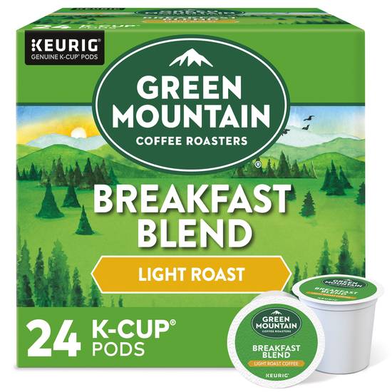 Order Green Mountain Coffee Roasters Light Roast Breakfast Blend Keurig K-Cup Pods, 24 CT food online from Cvs store, PARKERSBURG on bringmethat.com