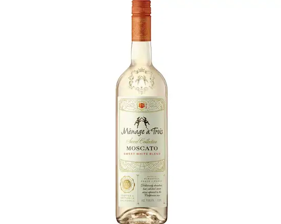 Order Menage a Trois Sweet Collection Moscato 9.5% abv 750ml     750ml food online from Sousa Wines & Liquors store, Mountain View on bringmethat.com