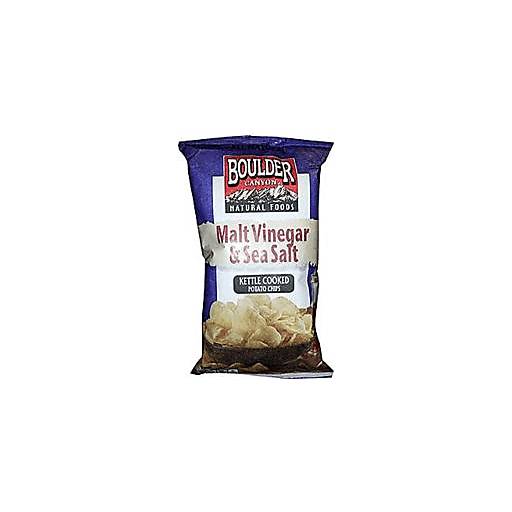 Order Boulder Canyon Malt Vinegar & Sea Salt Kettle Chips (6.5 OZ) 101565 food online from BevMo! store, Milpitas on bringmethat.com
