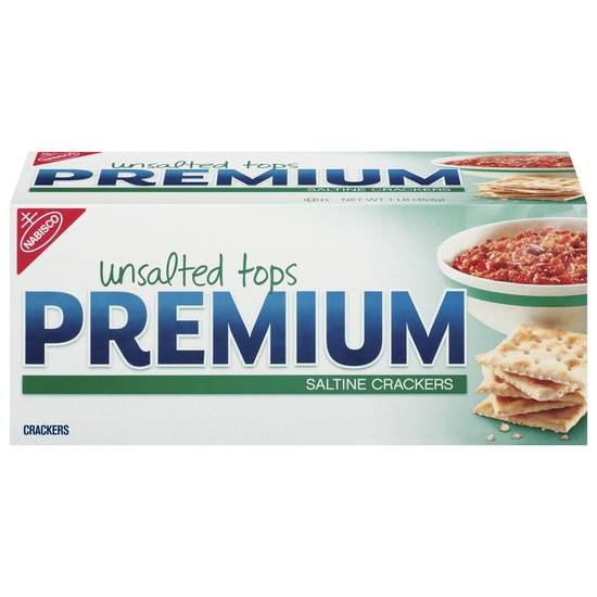Order Nabisco Premium Unsalted Tops Saltine Crackers, 16 OZ food online from Cvs store, SARATOGA on bringmethat.com