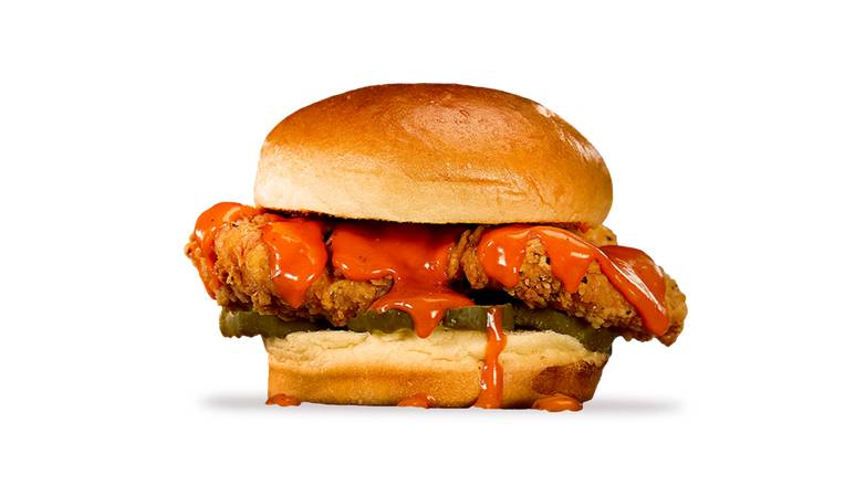 Order Saucy Chicken Sandwich food online from Cosmic Wings store, Fairfield on bringmethat.com