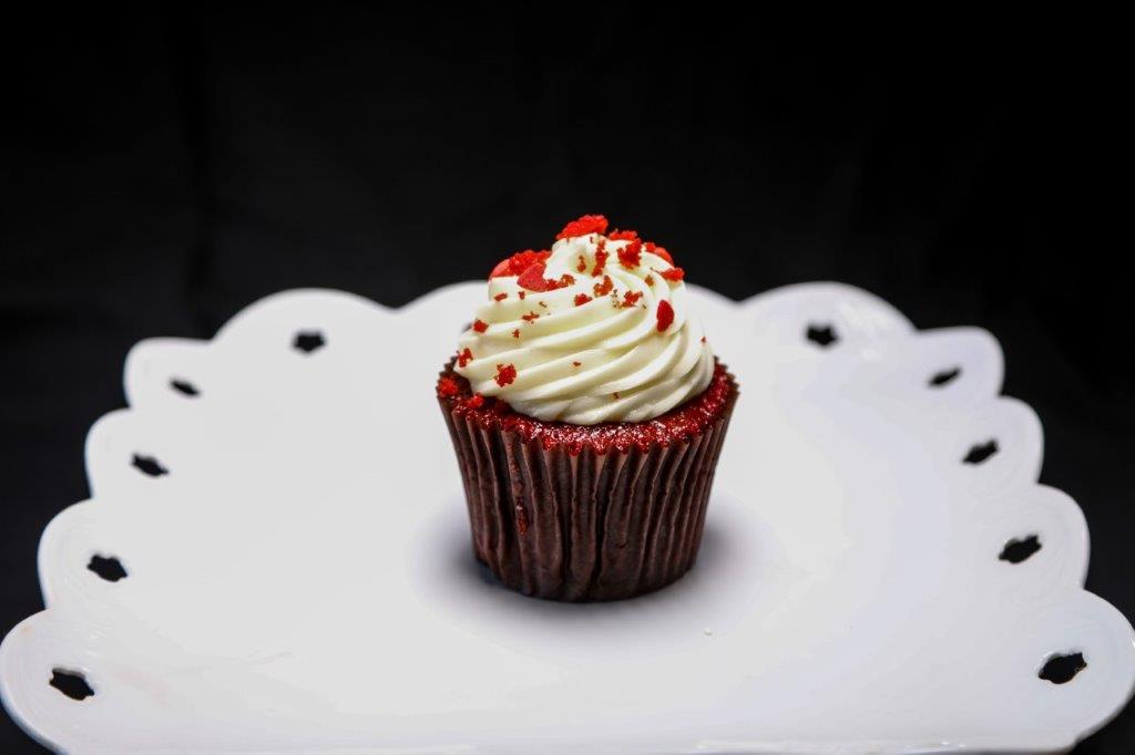 Order Classy Red Cupcake food online from Sugar Rush Too store, Houston on bringmethat.com