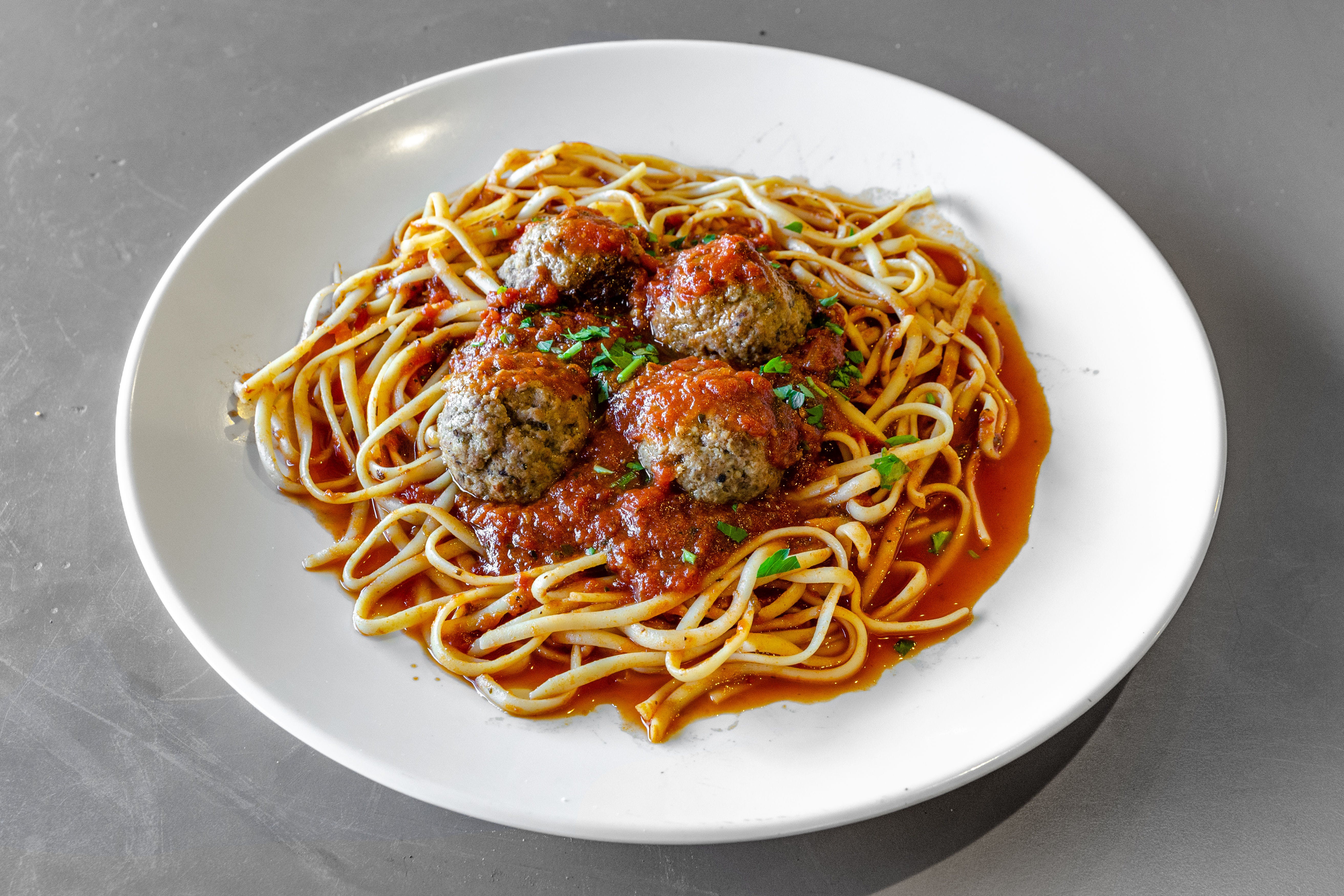 Order Spaghetti with Meatballs - Pasta food online from Piazza pizza store, Astoria on bringmethat.com