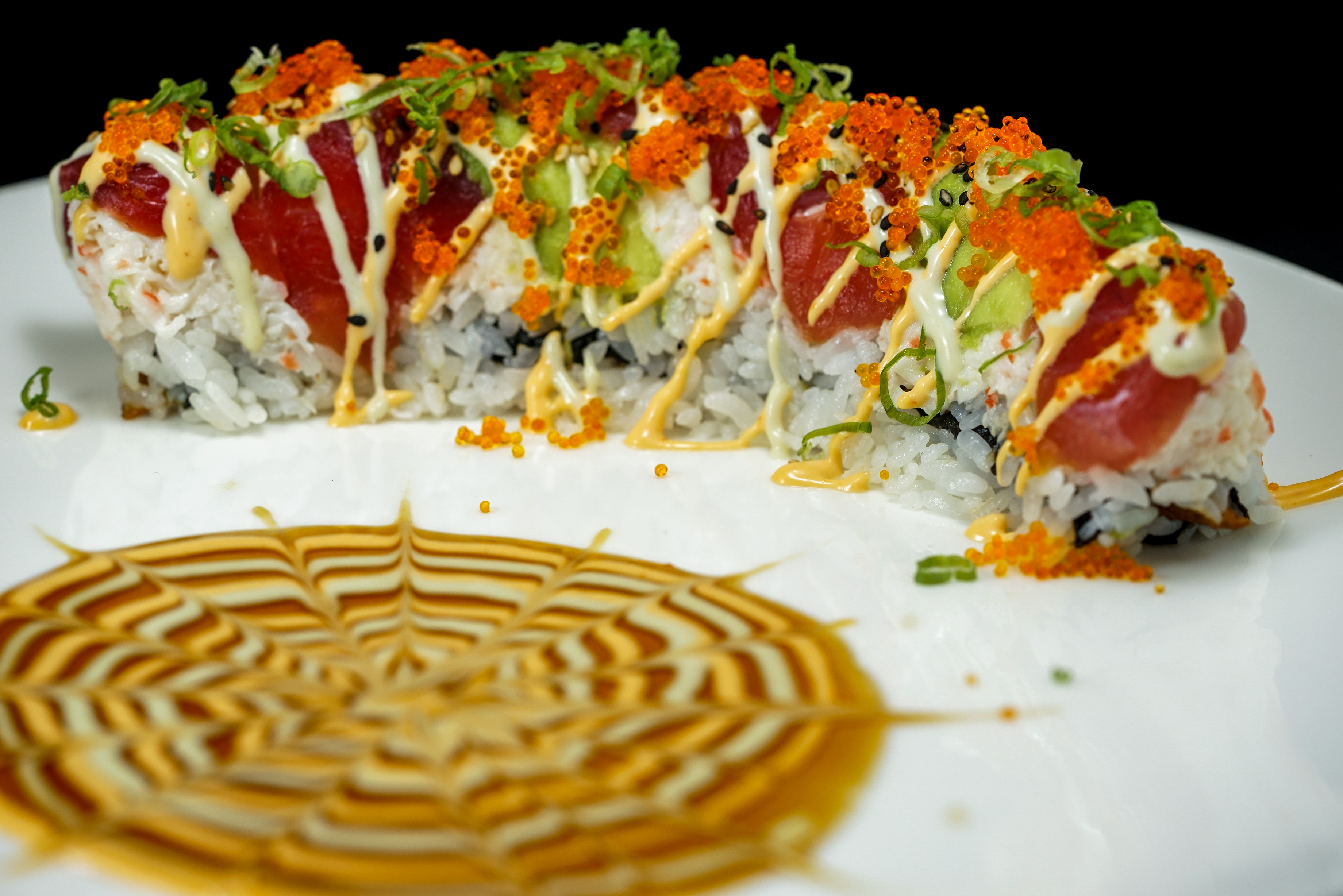Order Four Seasons Roll food online from Go Sushi Japanese Restaurant store, Pacifica on bringmethat.com