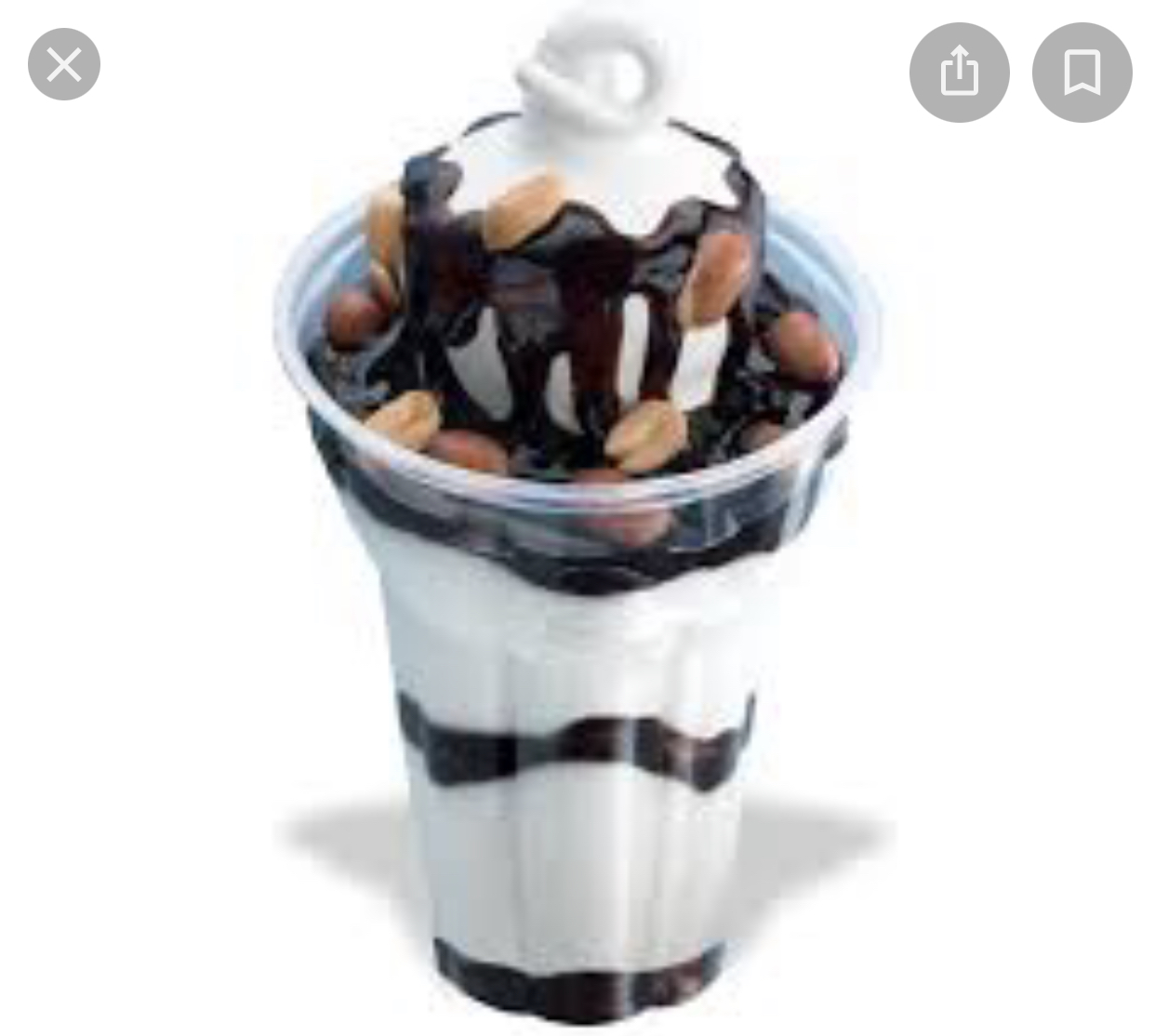 Order Peanut buster parfait food online from Dairy Queen store, Tinley Park on bringmethat.com