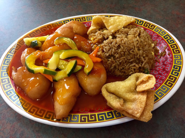 Order Sweet and Sour Chicken food online from Fortune Express - Chinese Restaurant store, St Louis on bringmethat.com