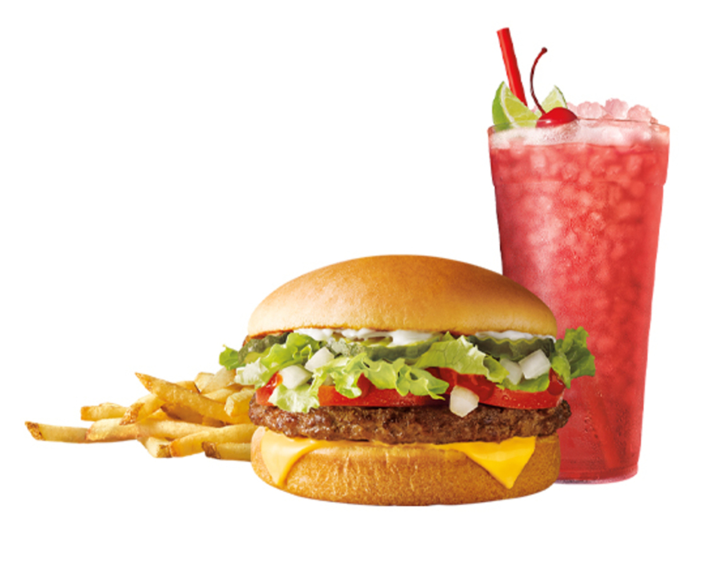 Order SONIC® Cheeseburger Combo food online from Sonic store, Smithfield on bringmethat.com