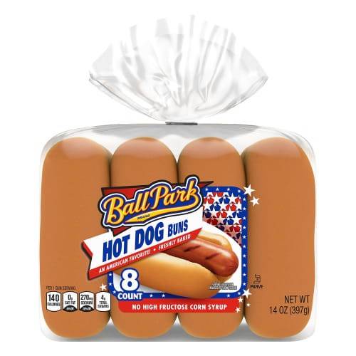 Order Ball Park · Hot Dog Buns Pre Sliced (8 buns) food online from United Supermarkets store, Plainview on bringmethat.com