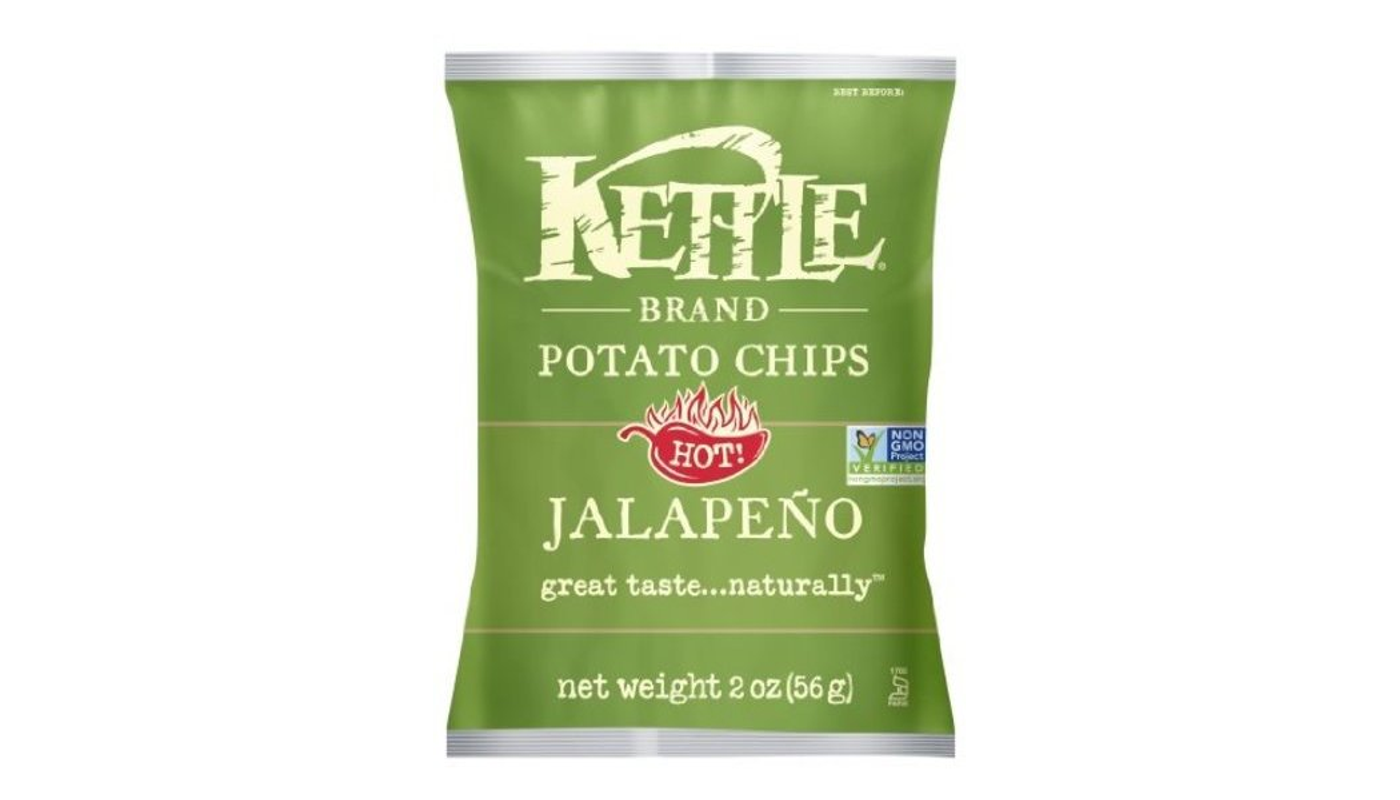 Order Kettle Brand  Potato Chips Jalapeno 2 oz Bag food online from Oak Knoll Liquor store, Santa Maria on bringmethat.com
