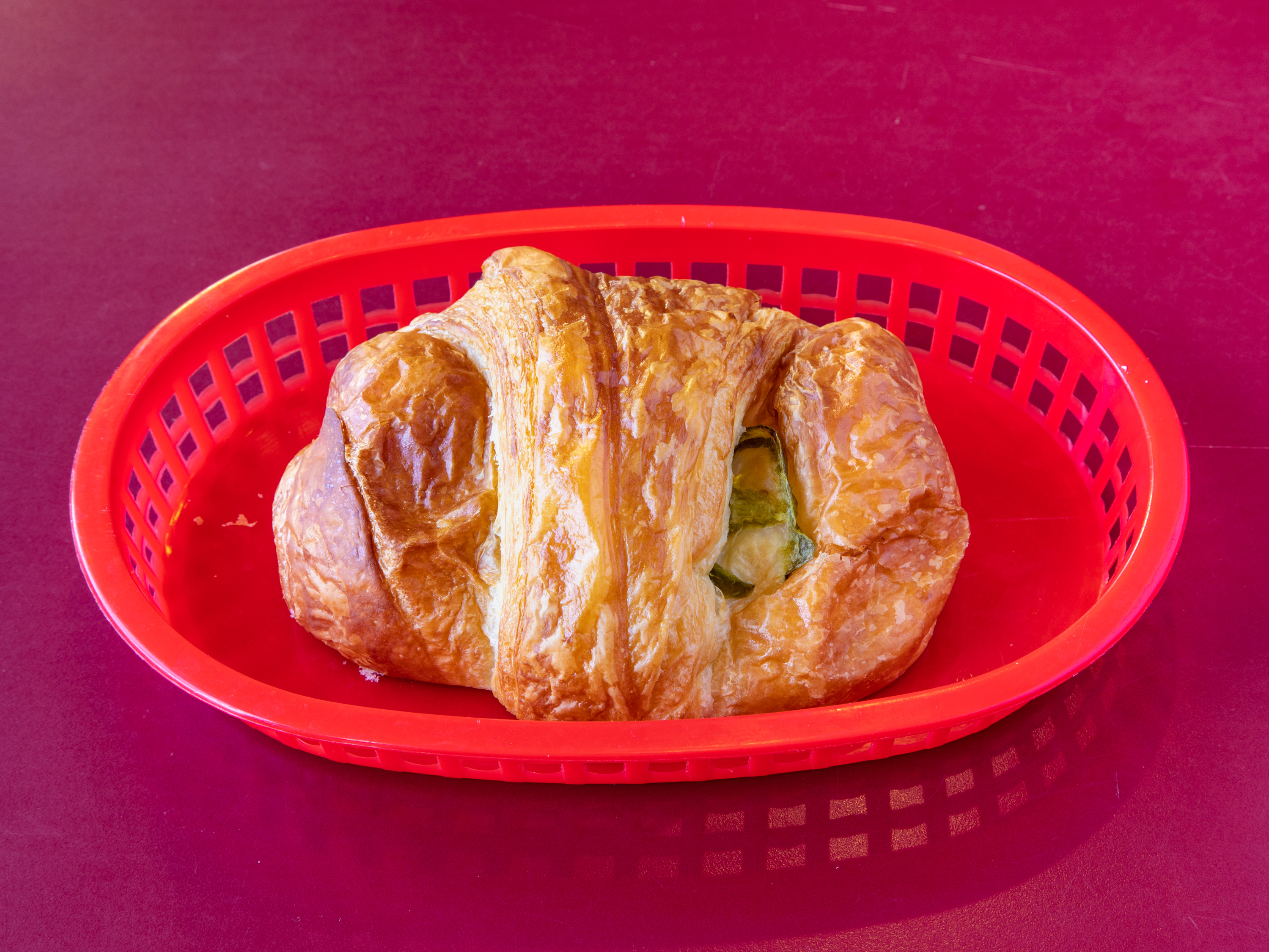 Order Ham, Cheese, and Jalapeno Croissant food online from Bosa Donuts store, Phoenix on bringmethat.com
