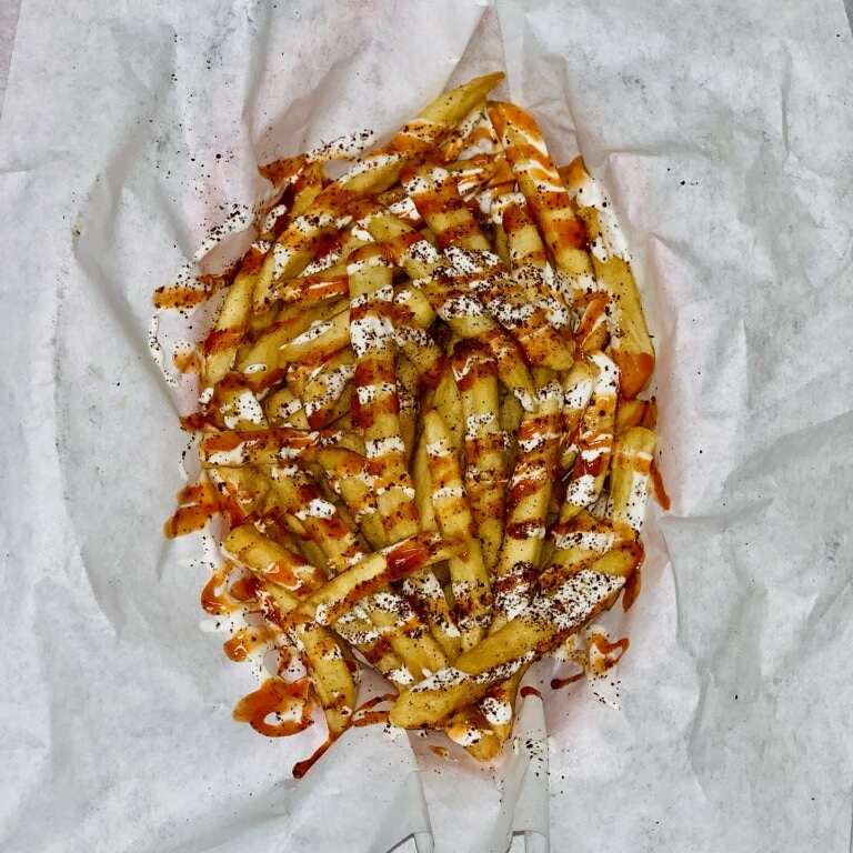 Order small Spicy Fries food online from Halal Gyro Express store, San Jose on bringmethat.com