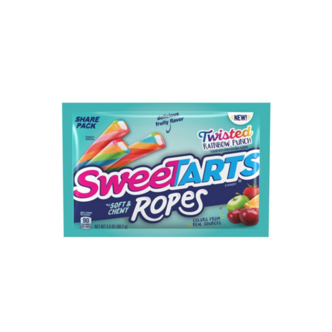 Order Sweetarts Ropes Twisted Rainbow 3.5 Oz food online from Rebel store, Las Vegas on bringmethat.com