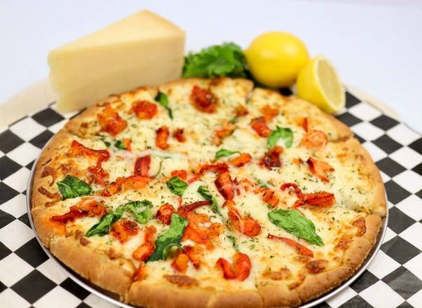 Order Lobster Alfredo Pizza food online from Phlavz store, Orland Park on bringmethat.com