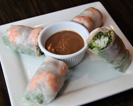 Order A4 Pork and Shrimp Springrolls food online from Indochine Restaurant store, New Brunswick on bringmethat.com
