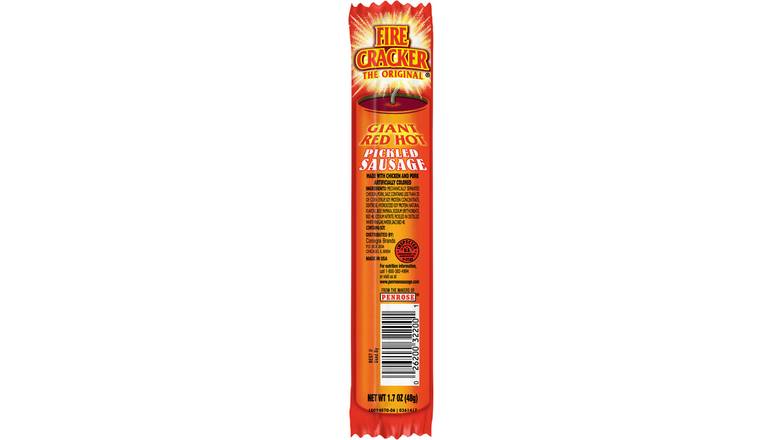 Order Firecracker Red Hot Pickled Sausage Giant Pouch food online from Trumbull Mobil store, Trumbull on bringmethat.com