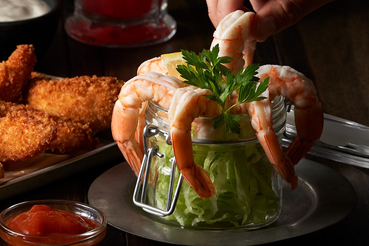 Order Jumbo Shrimp Cocktail food online from Black Angus Steakhouse store, Fountain Valley on bringmethat.com