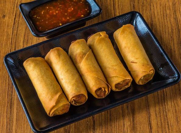 Order Vegetable Spring Roll (5 pcs) food online from Nora Asian Fresh store, Tempe on bringmethat.com