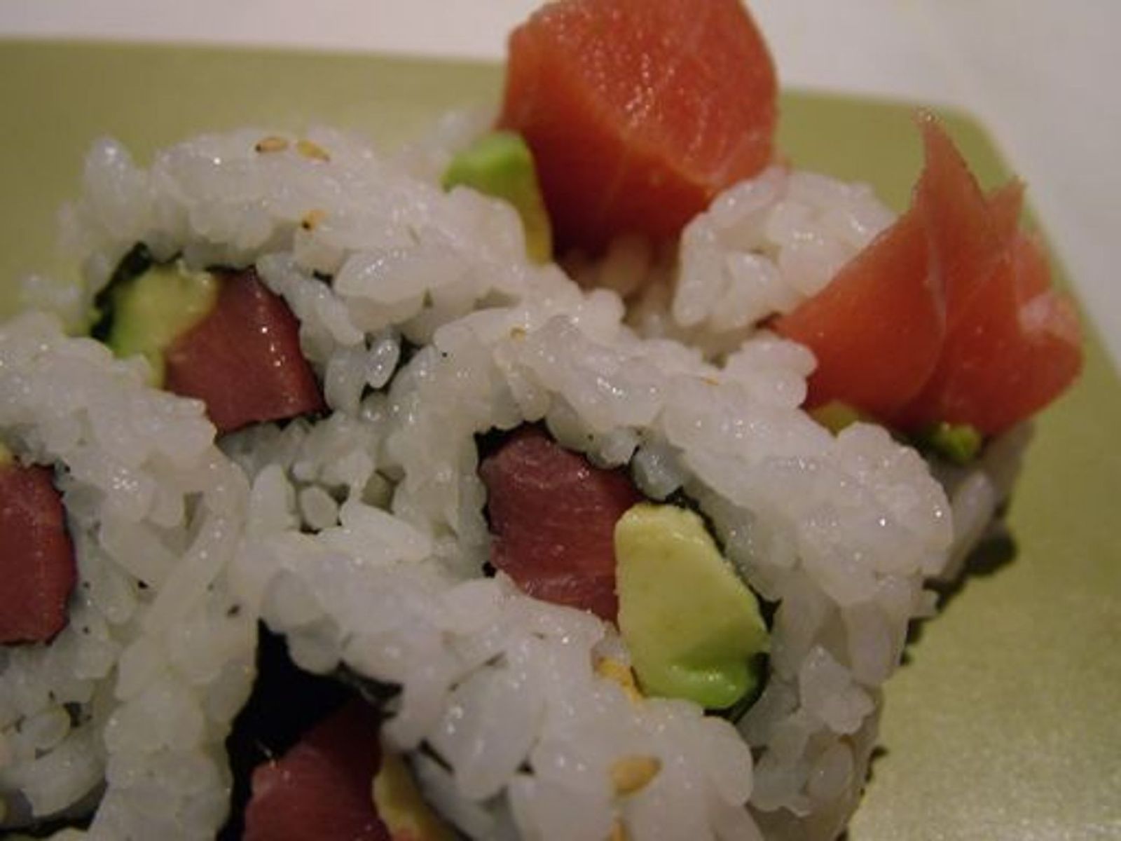Order Tuna Avocado Roll (10pc) food online from Tiger Asian Bowl store, Allen on bringmethat.com