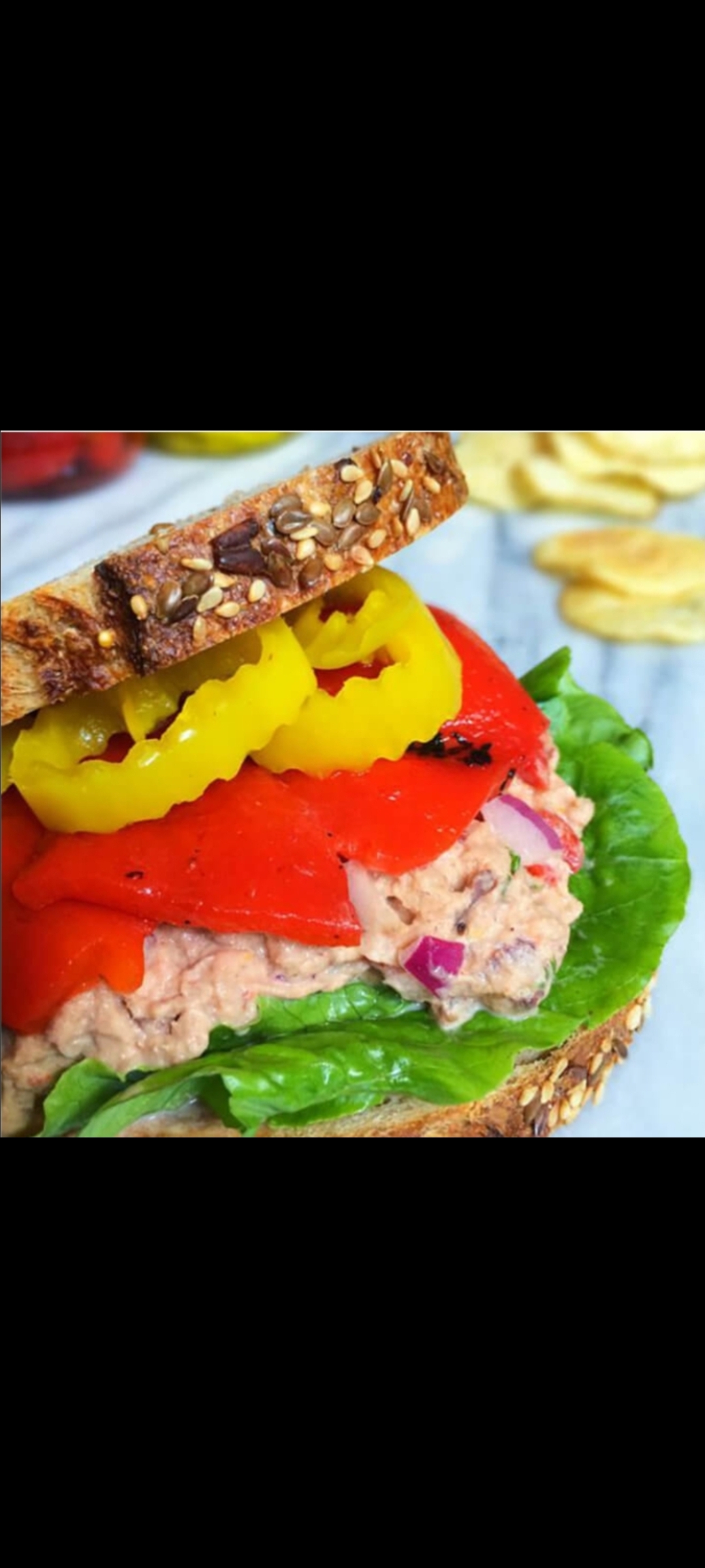 Order Mediterranean Tuna Salad Sandwich (individual can tuna, red peppers, red onions, olives,banana peppers,romaine lettuce & Mayonnaise) food online from American Gourmet Foods Deli store, New York on bringmethat.com