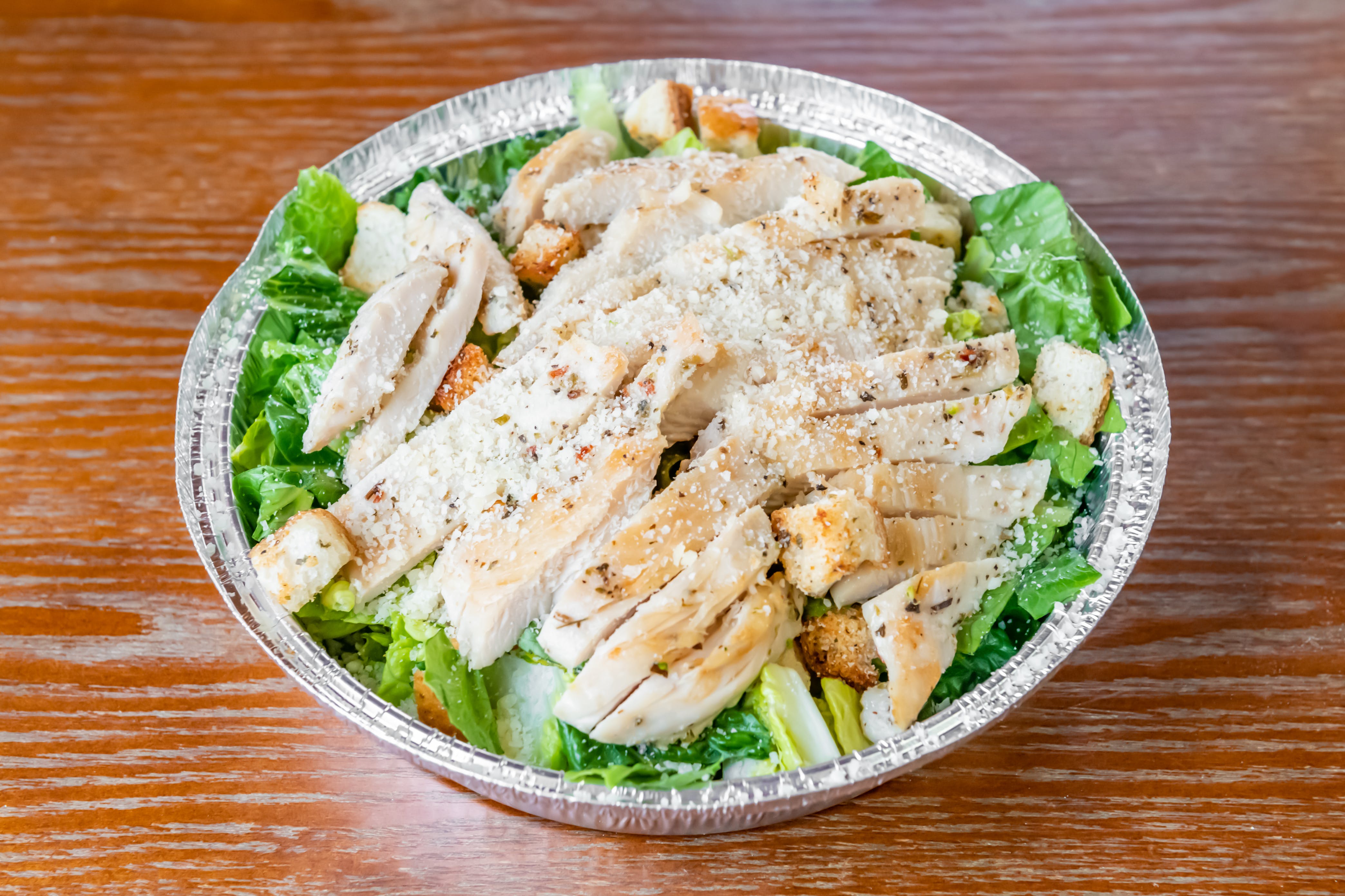 Order Caesar Salad with Chicken - Small food online from Branford Pizza store, Branford on bringmethat.com