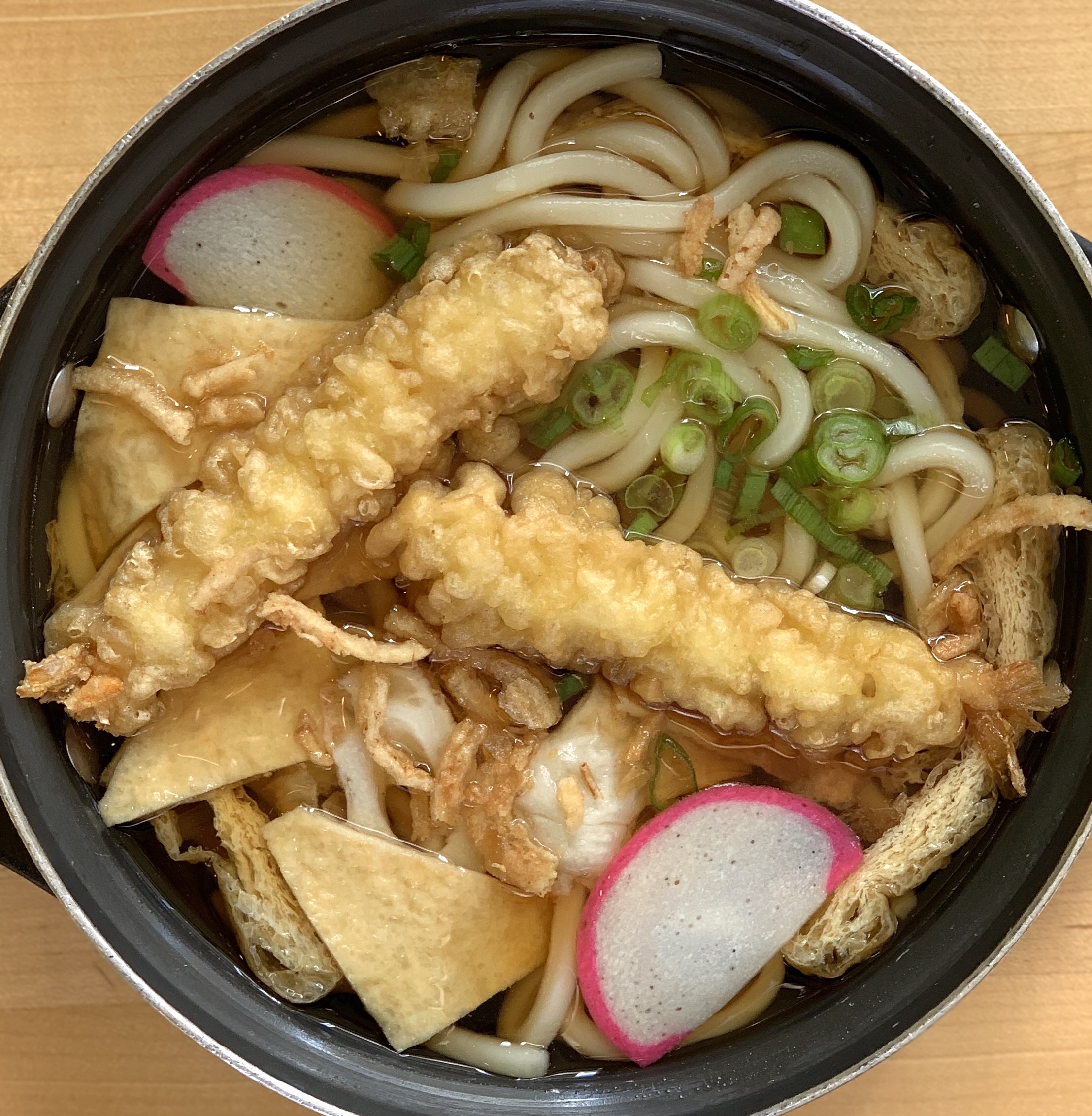 Order Udon with Shrimp Tempura food online from Spoon House store, Champaign on bringmethat.com