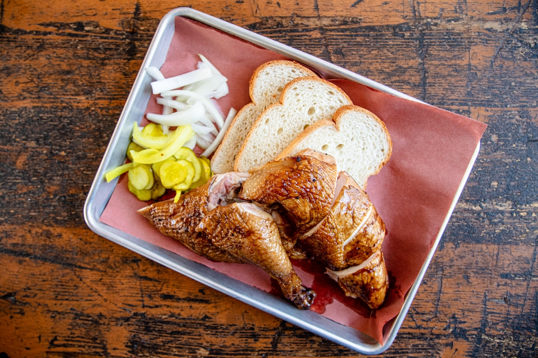 Order Bone In Smoked Chicken food online from 4505 Burgers & BBQ store, San Francisco on bringmethat.com