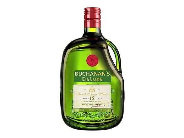 Order Buchanan's DeLuxe Aged 12 Years Blended Scotch Whisky - 1.75L Bottle food online from Josh Wines & Liquors Inc store, New York on bringmethat.com