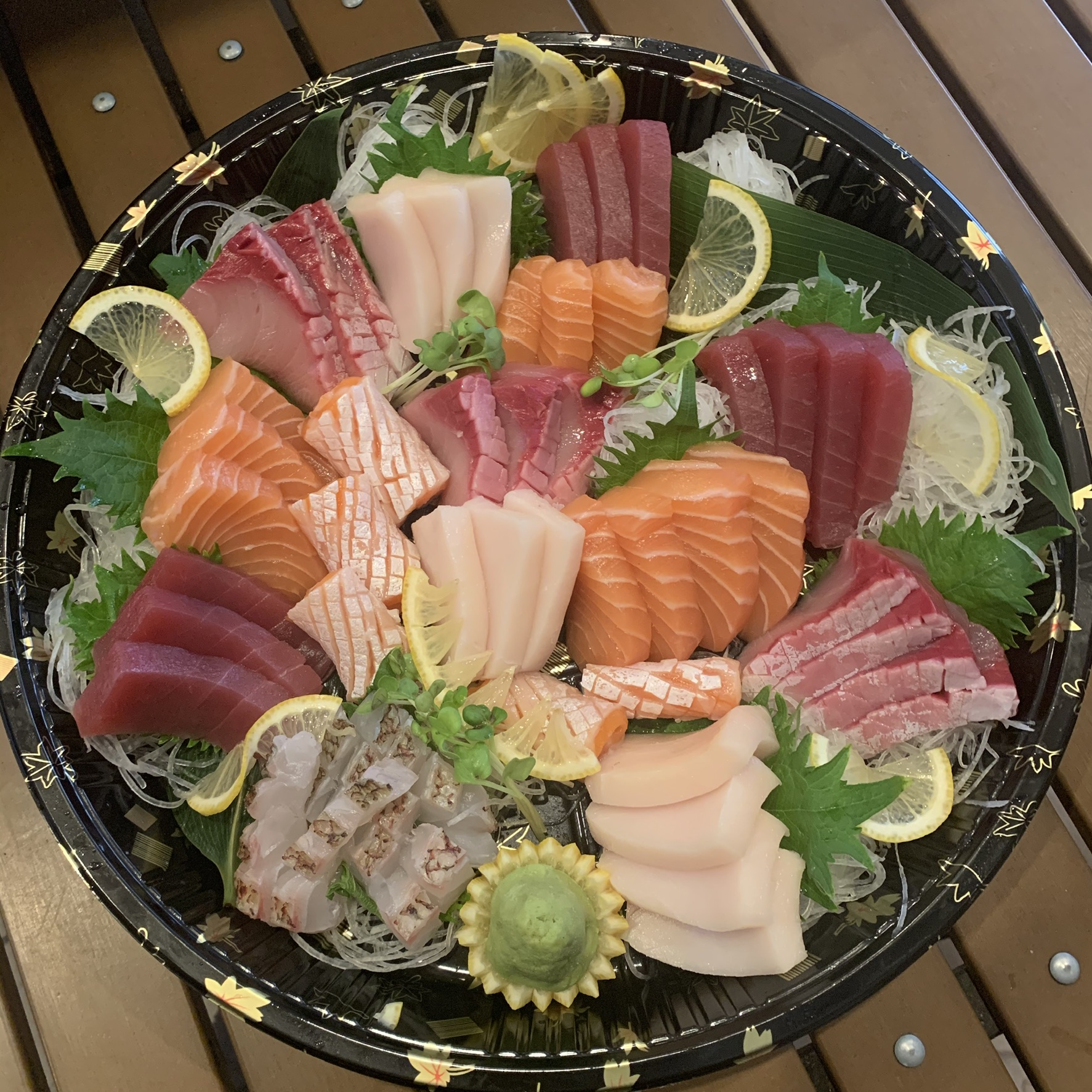 Order 30 piece Sashimi Tray food online from Poke Zone store, Oakland on bringmethat.com