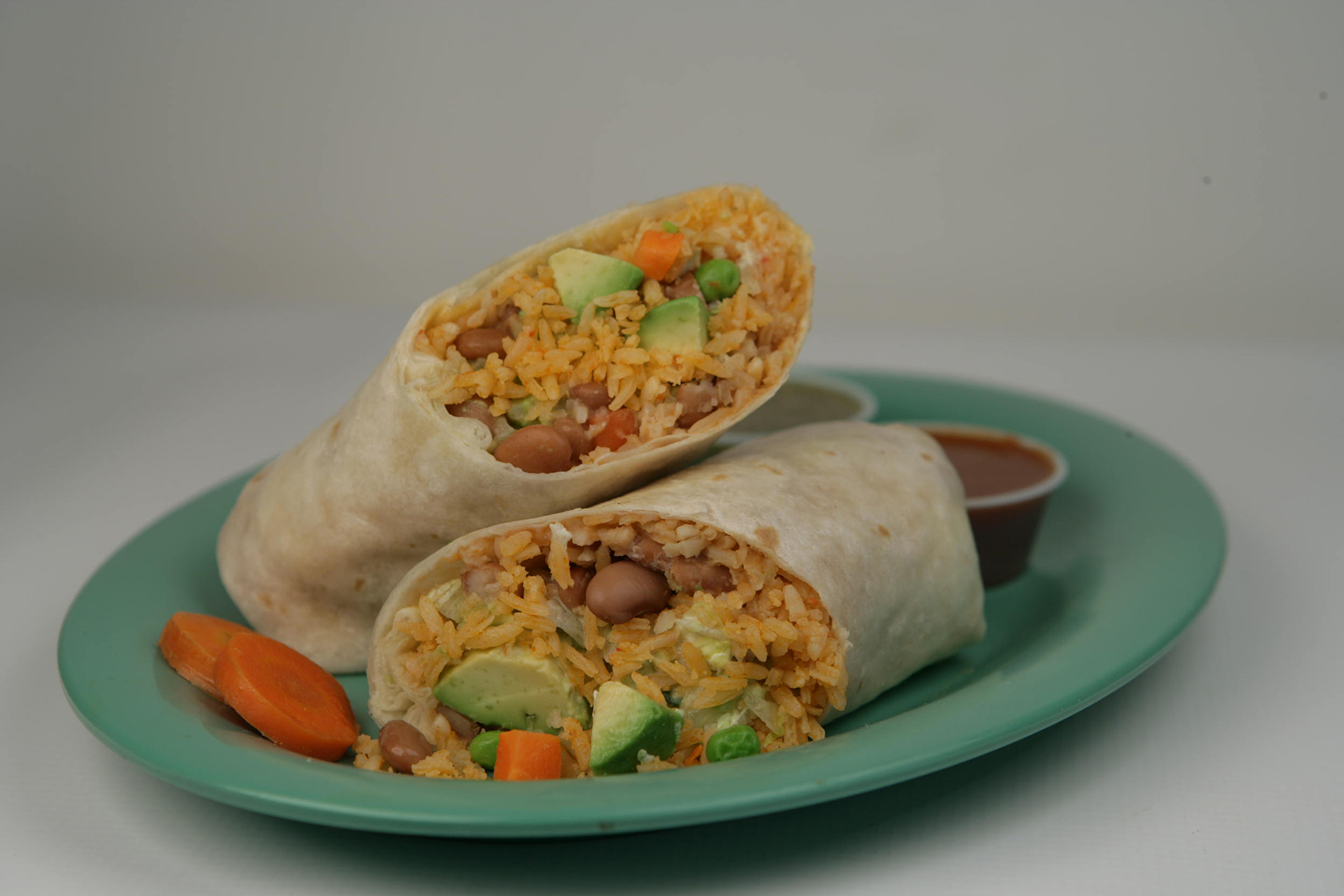 Order Rodeos Veggie Burrito food online from Rodeo Mexican Grill store, Los Angeles on bringmethat.com