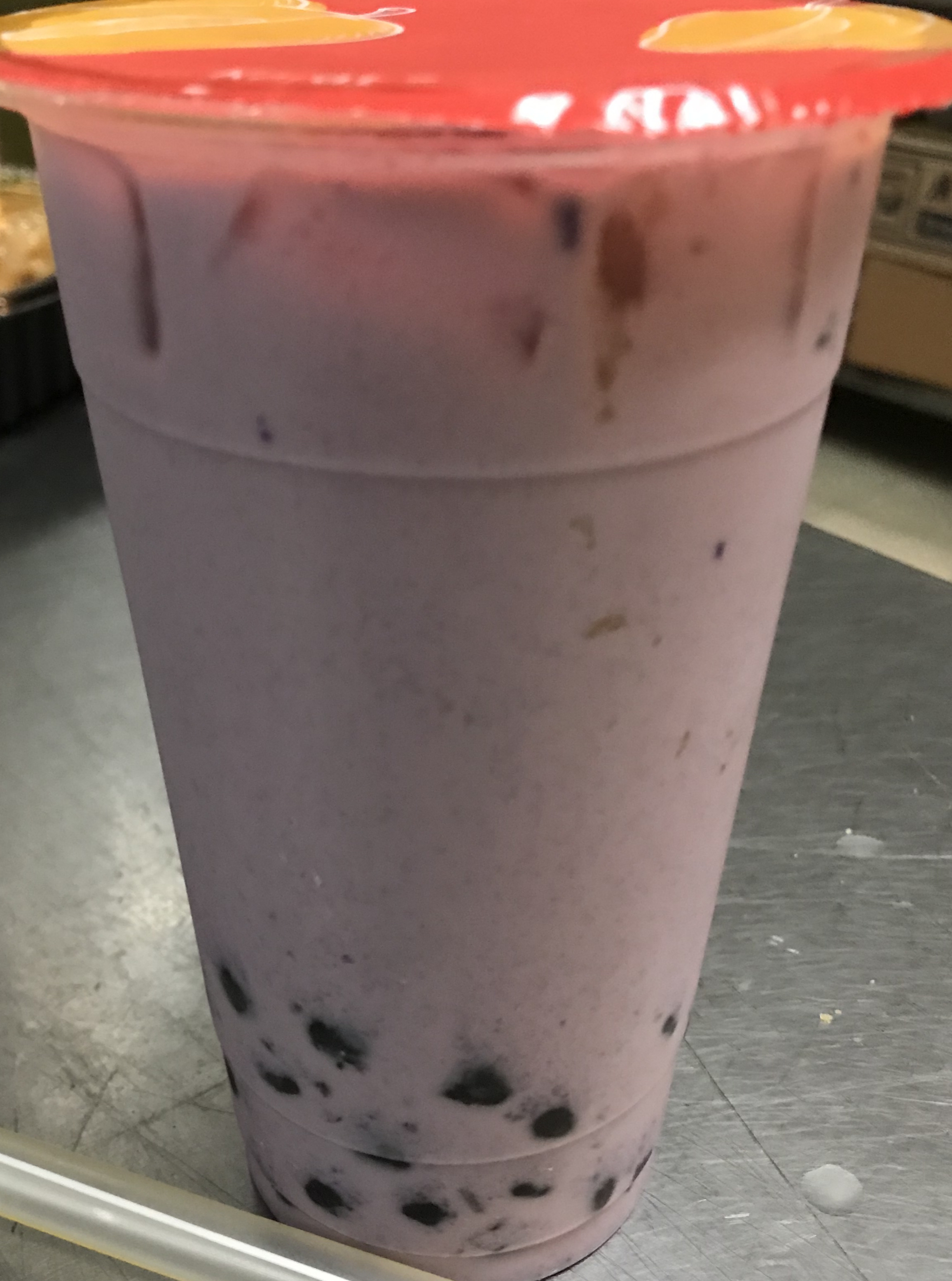 Order 24 oz. Boba Taro Tea food online from You & Mee Noodle House store, Boulder on bringmethat.com