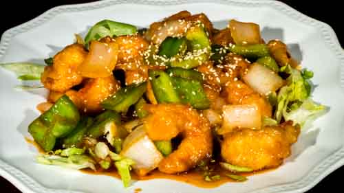 Order H1. Sweet and Sour Shrimp food online from Koyoma Sushi store, Albuquerque on bringmethat.com