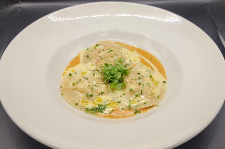 Order Giant Lobster & Shrimp Ravioli food online from TAPS Fish House & Brewery store, Corona on bringmethat.com