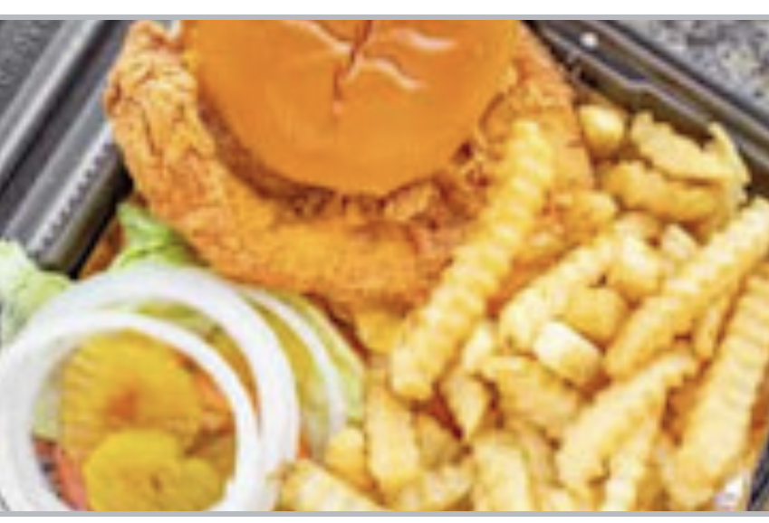 Order Chicken Sandwich W/fries food online from Bbq Central store, Detroit on bringmethat.com