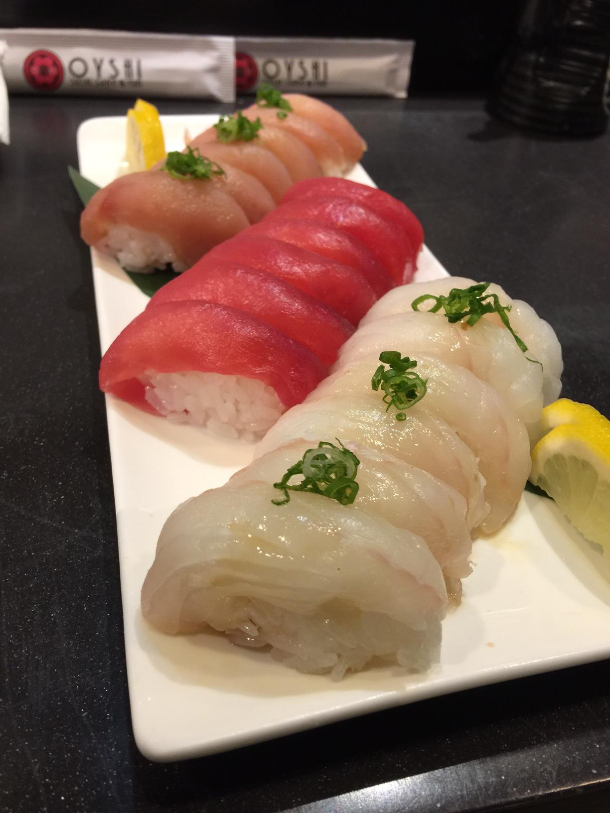 Order Red Snapper Sushi food online from Oyshi Sushi store, Las Vegas on bringmethat.com