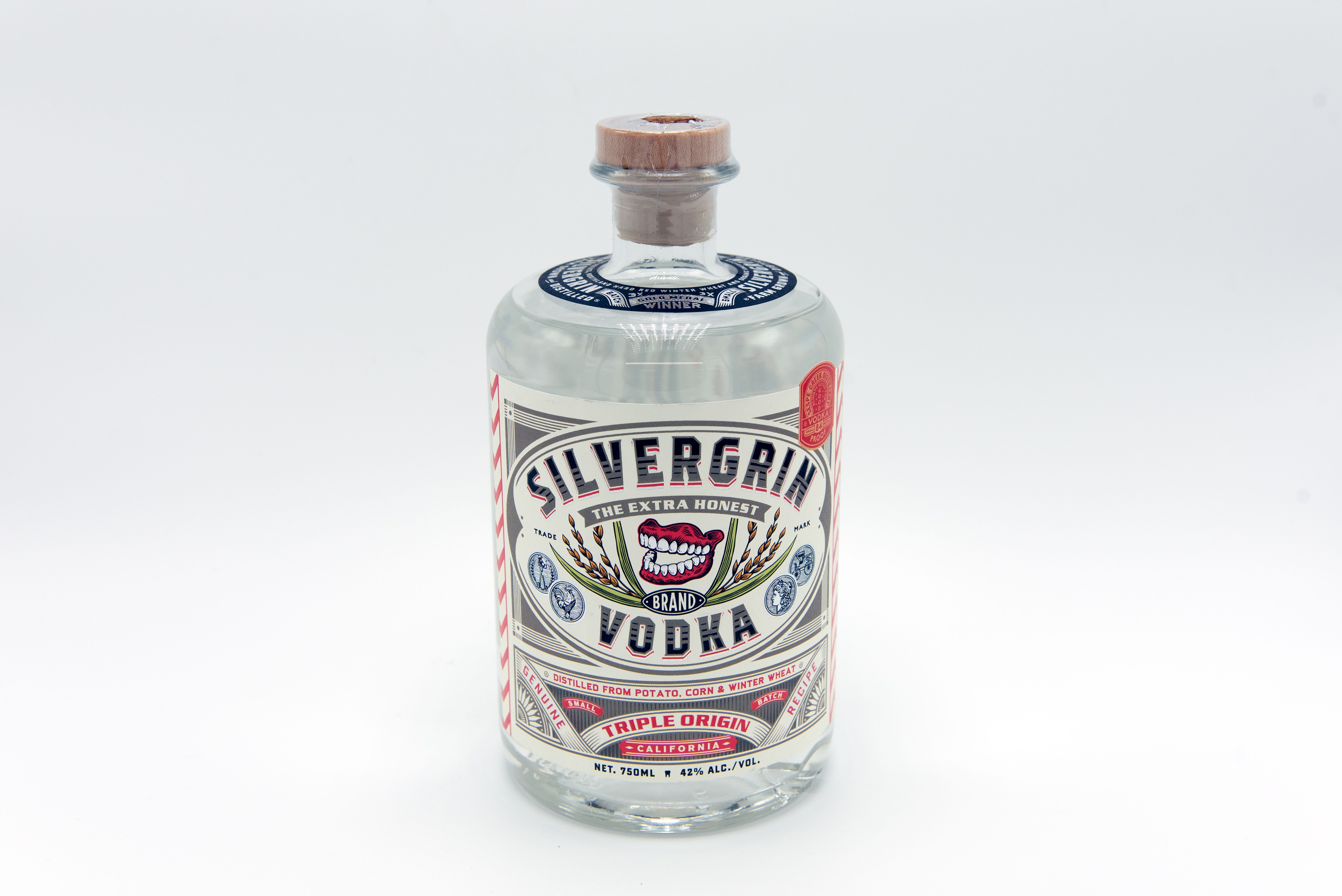 Order SLIVERGRIN vodka 750ml  food online from Sandpiper Liquors store, Summerland on bringmethat.com