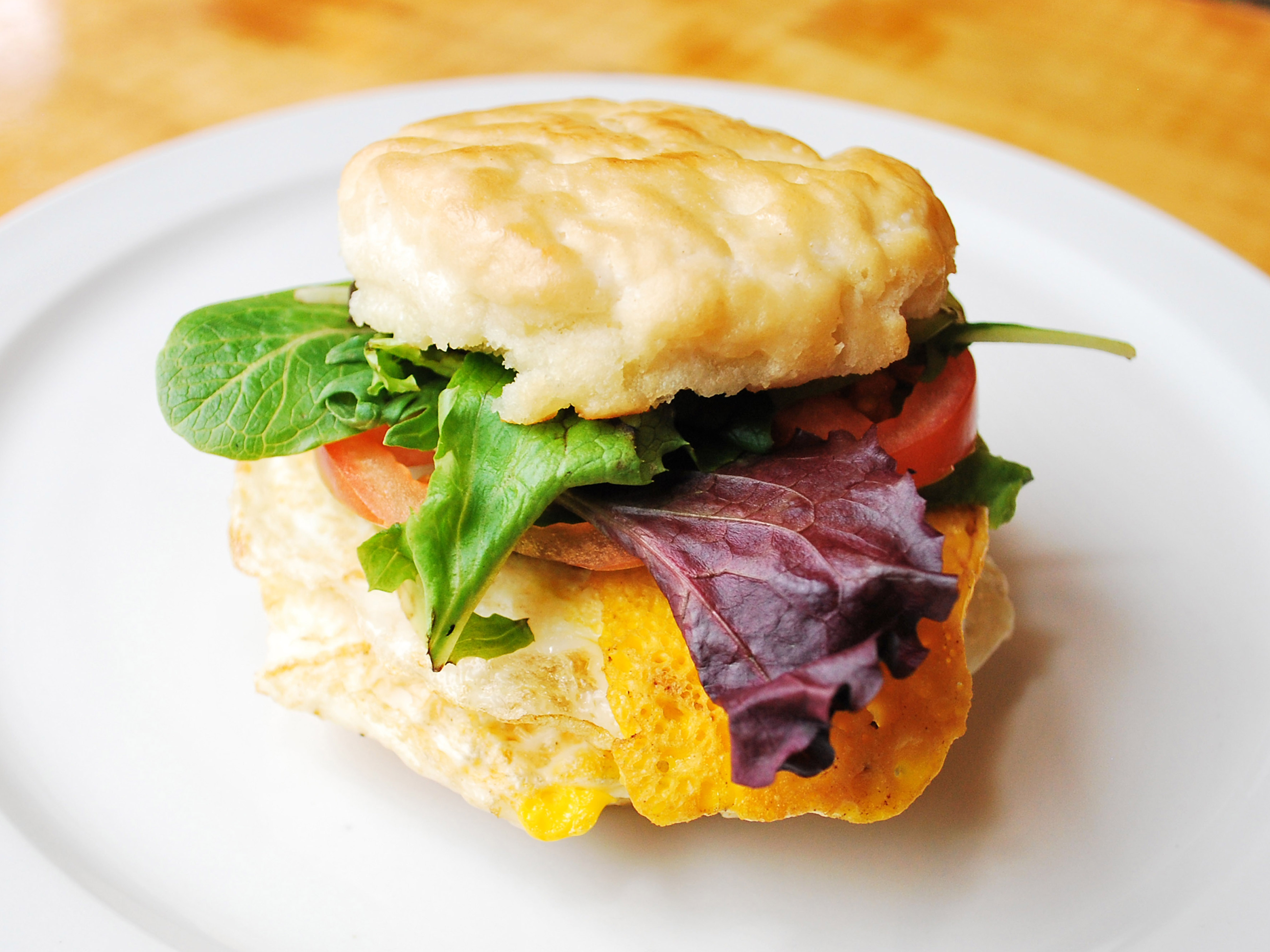 Order Eggie Biscuit Sandwich (Vegetarian) food online from 11 Degrees North store, Chicago on bringmethat.com