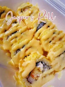 Order Sushi - Jasper's Roll (Deep-Fried) food online from Jasper Hibachi Express & Sushi store, Springdale on bringmethat.com