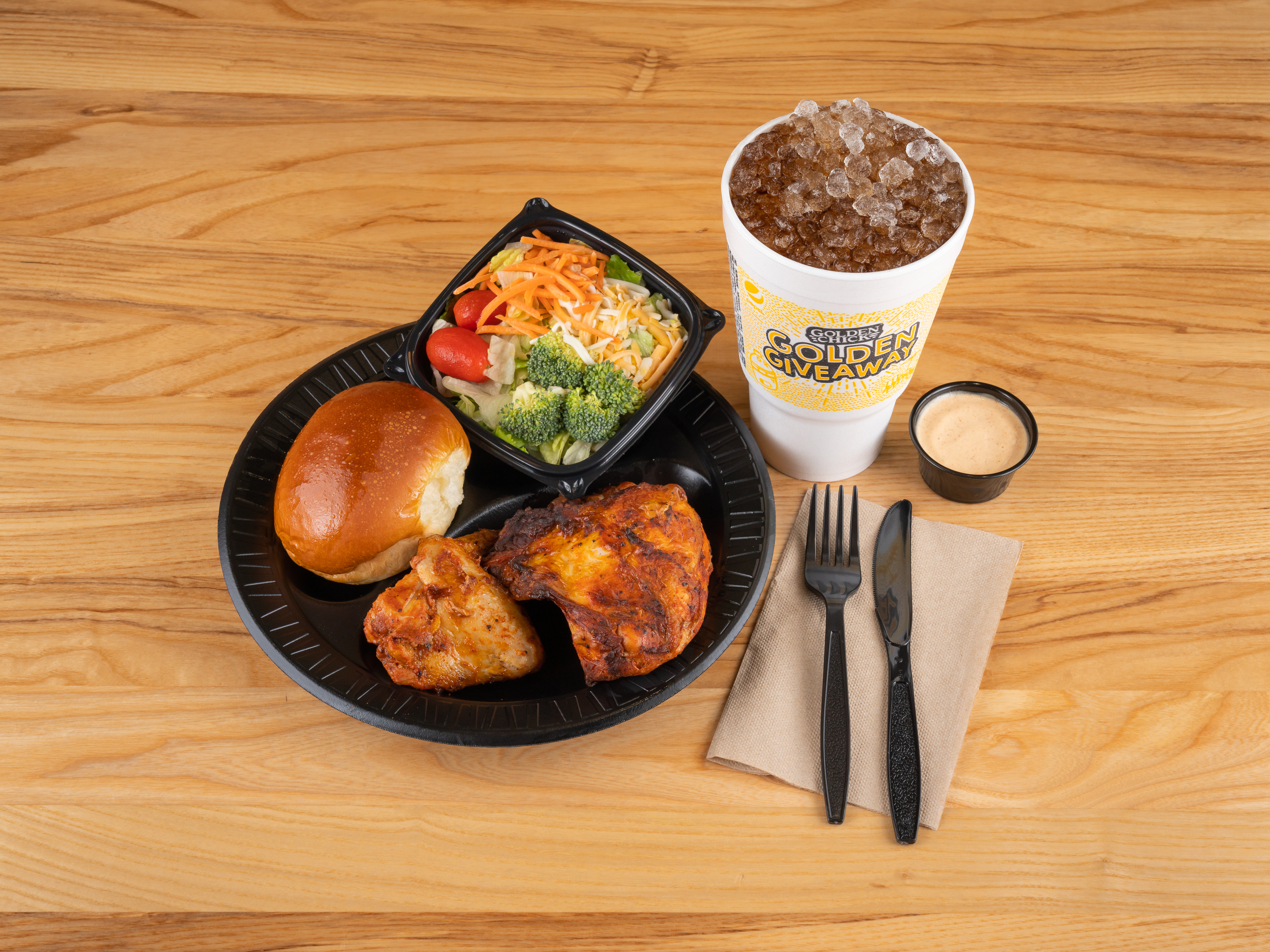 Order Golden Roast Combo food online from Golden Chick store, Robstown on bringmethat.com