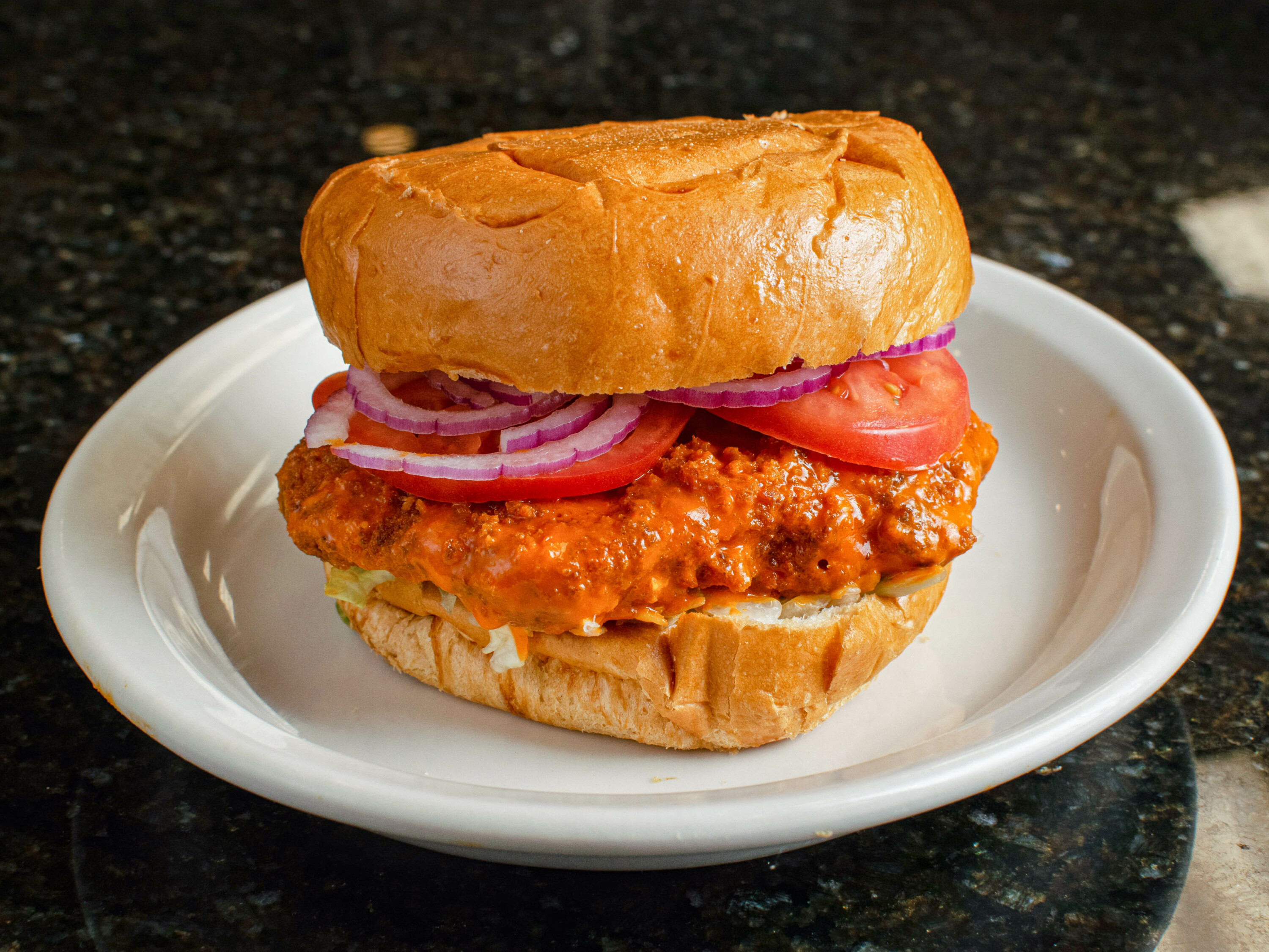 Order Fried Chicken Sandwich food online from The Alcove store, Pittsburgh on bringmethat.com