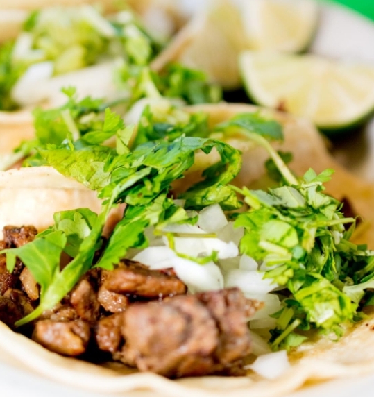 Order Tacos de Asada (3) food online from Mi Antojo Mexican Restaurant store, New Bedford on bringmethat.com