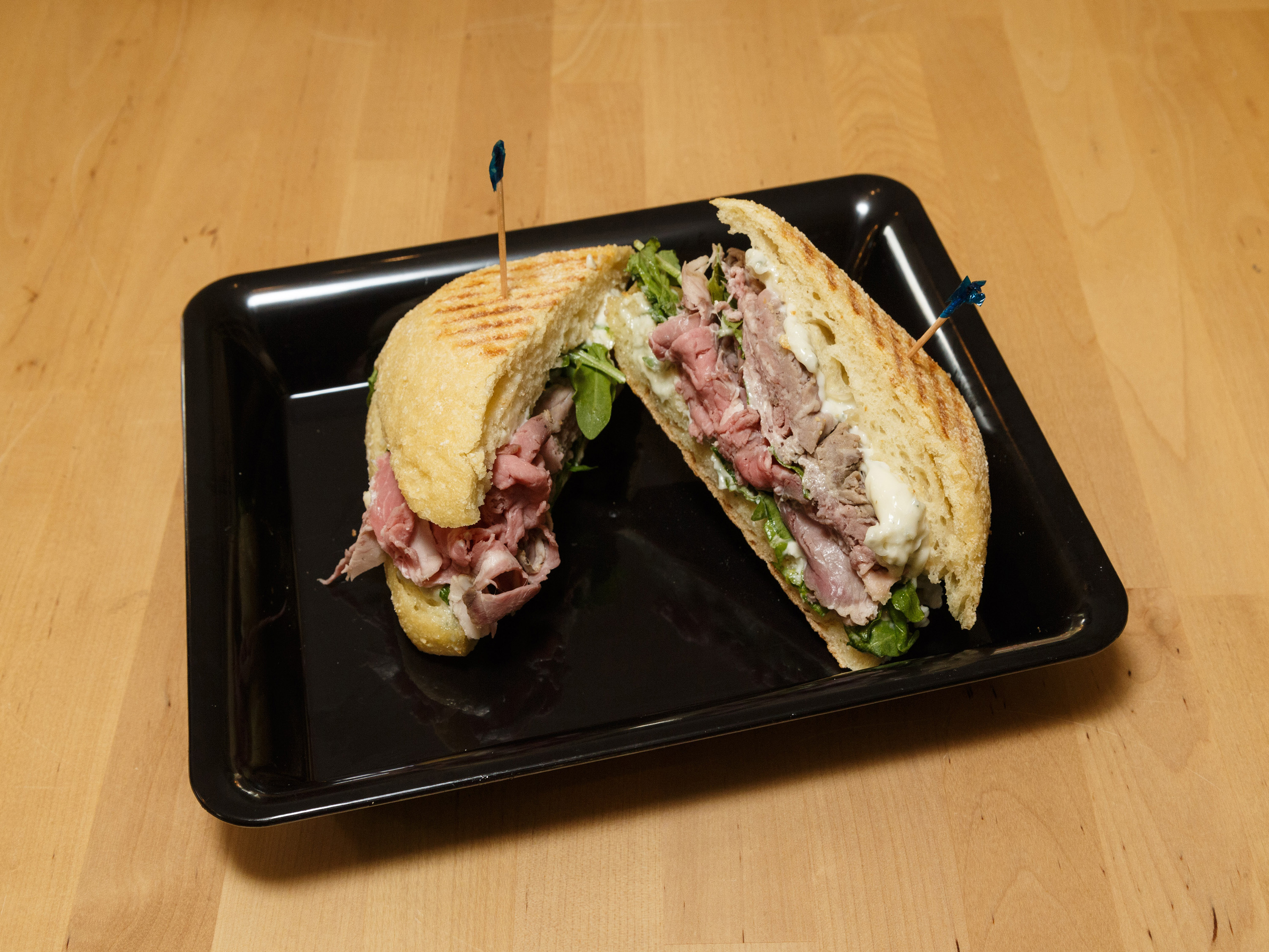 Order Roast Beef and Blue Sandwich food online from Feast On Brilliant store, Pittsburgh on bringmethat.com